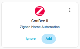 Configure the new ZHA integration
